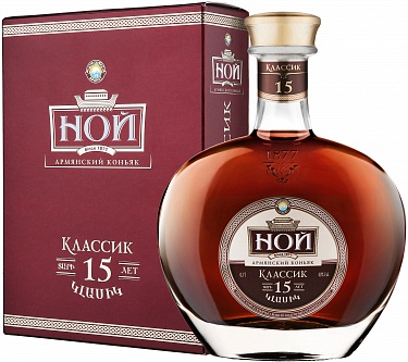 NOY classic Armenian brandy 15y.o.,EKVVK ARARAT, gift box